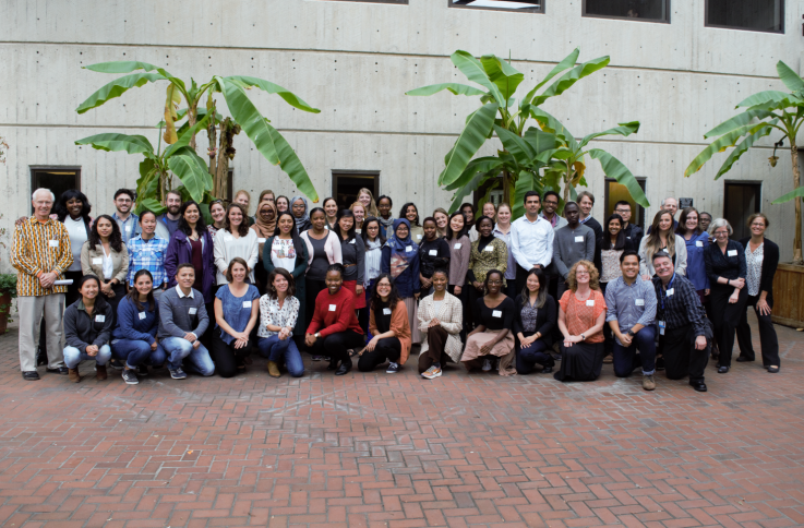 New DGH students with staff and faculty from the department