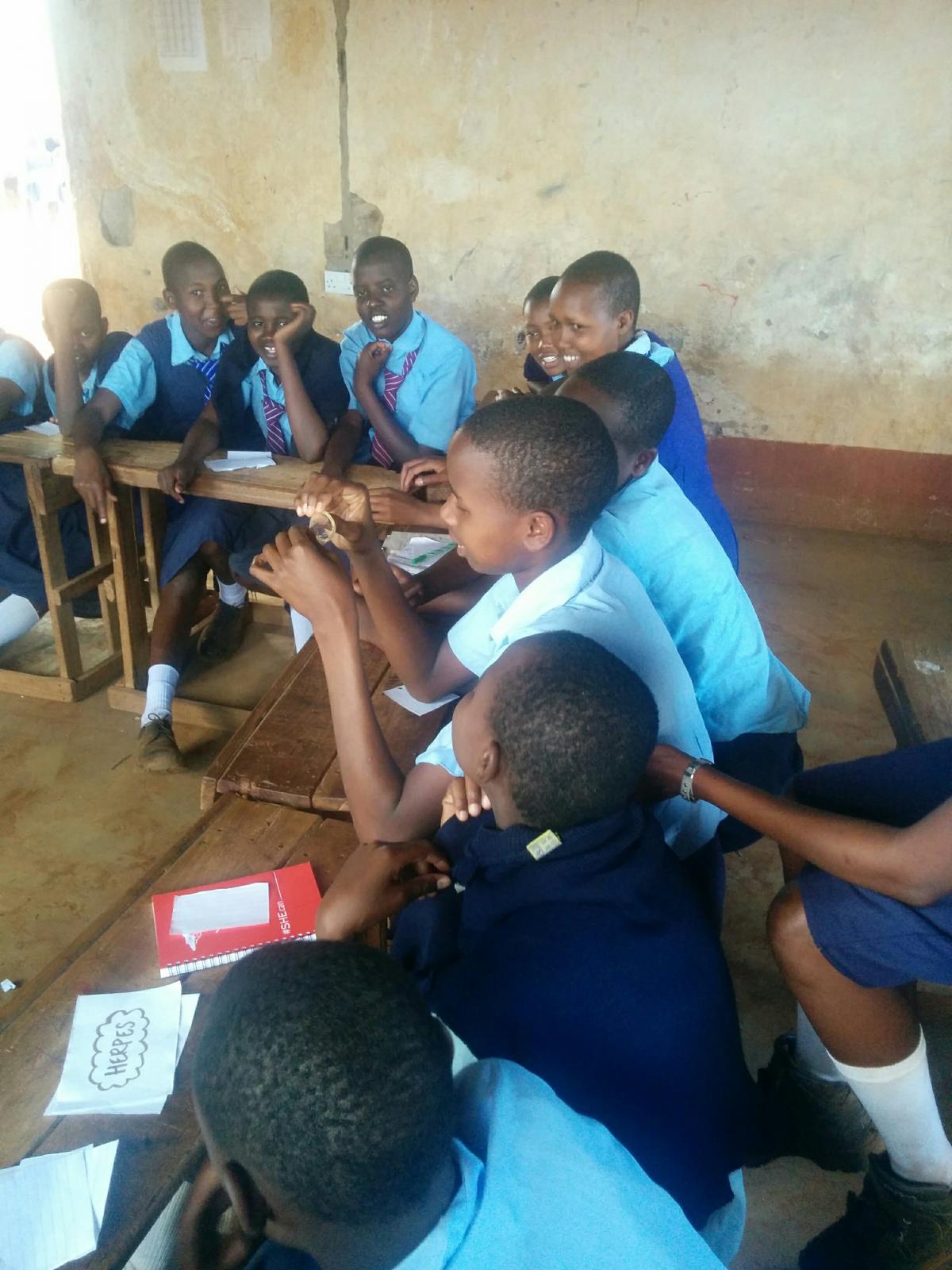 Condom demonstration