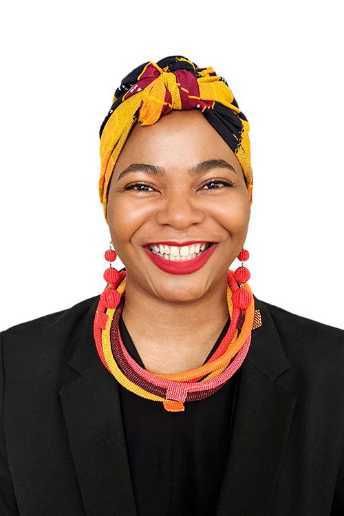Portrait of Naomi Nkinsi
