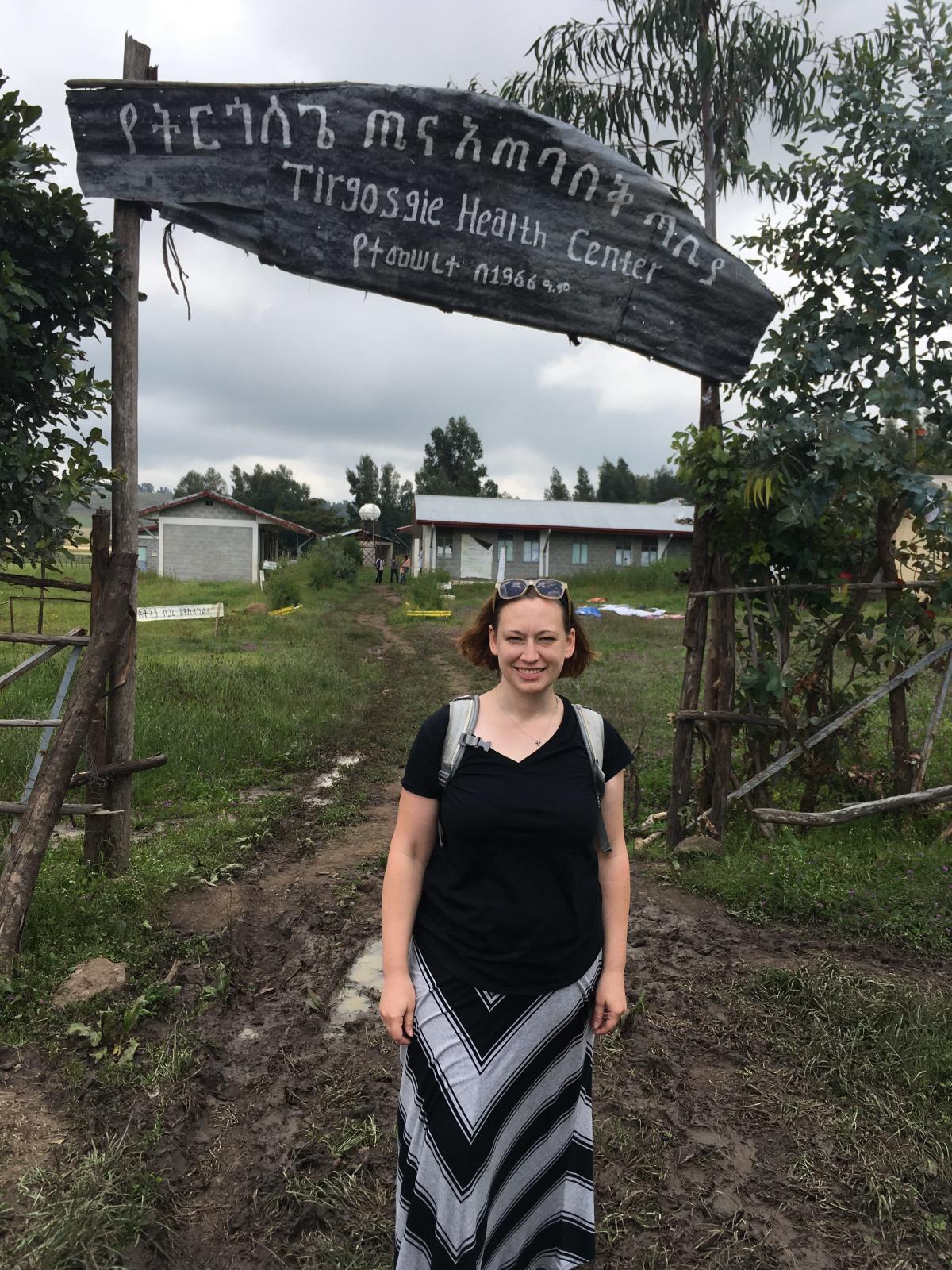 Photo of Elizabeth in Gondar, Ethopia