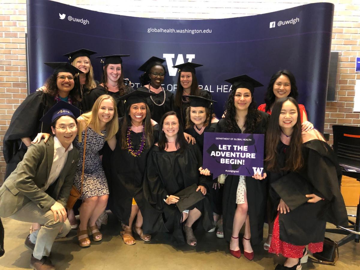 Members of the Class of 2019 pose for a photo