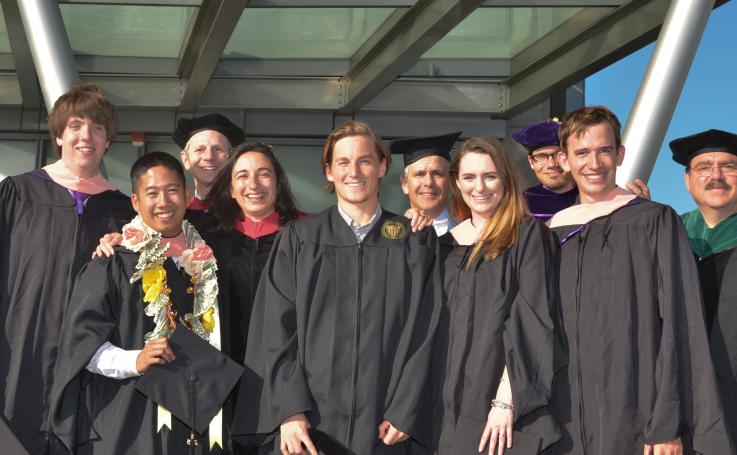 Photo of graduates who worked with IHME. 